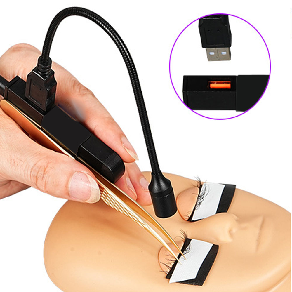 Eyelash Extension Uv - USB-лампа для наращивания ресниц, ручной пинцет,