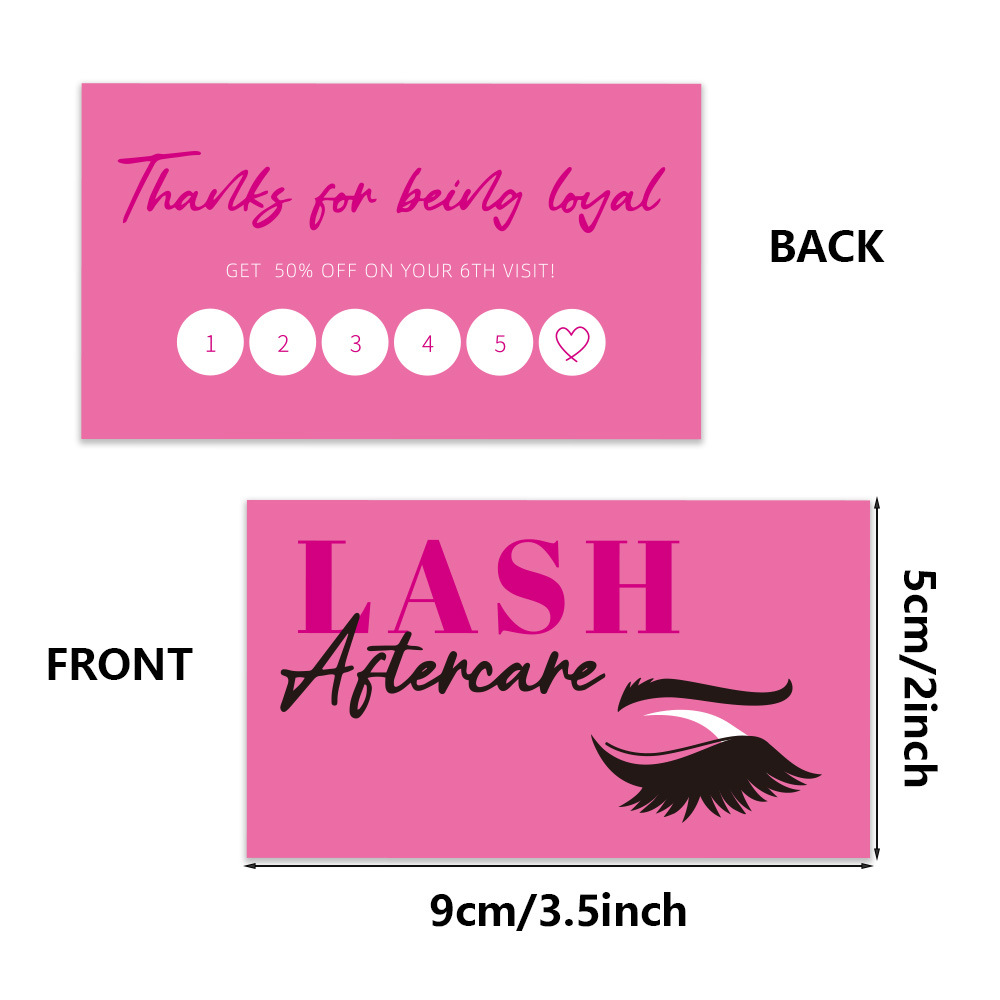 50 шт., визитная карточка с бл – обзор и цена Eyelash Extension Single Lash
