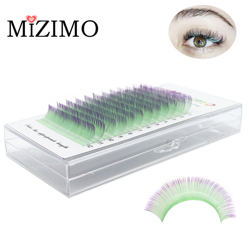 Цветные закрытые ресницы, отде – обзор и цена Eyelash Extension Single Lash