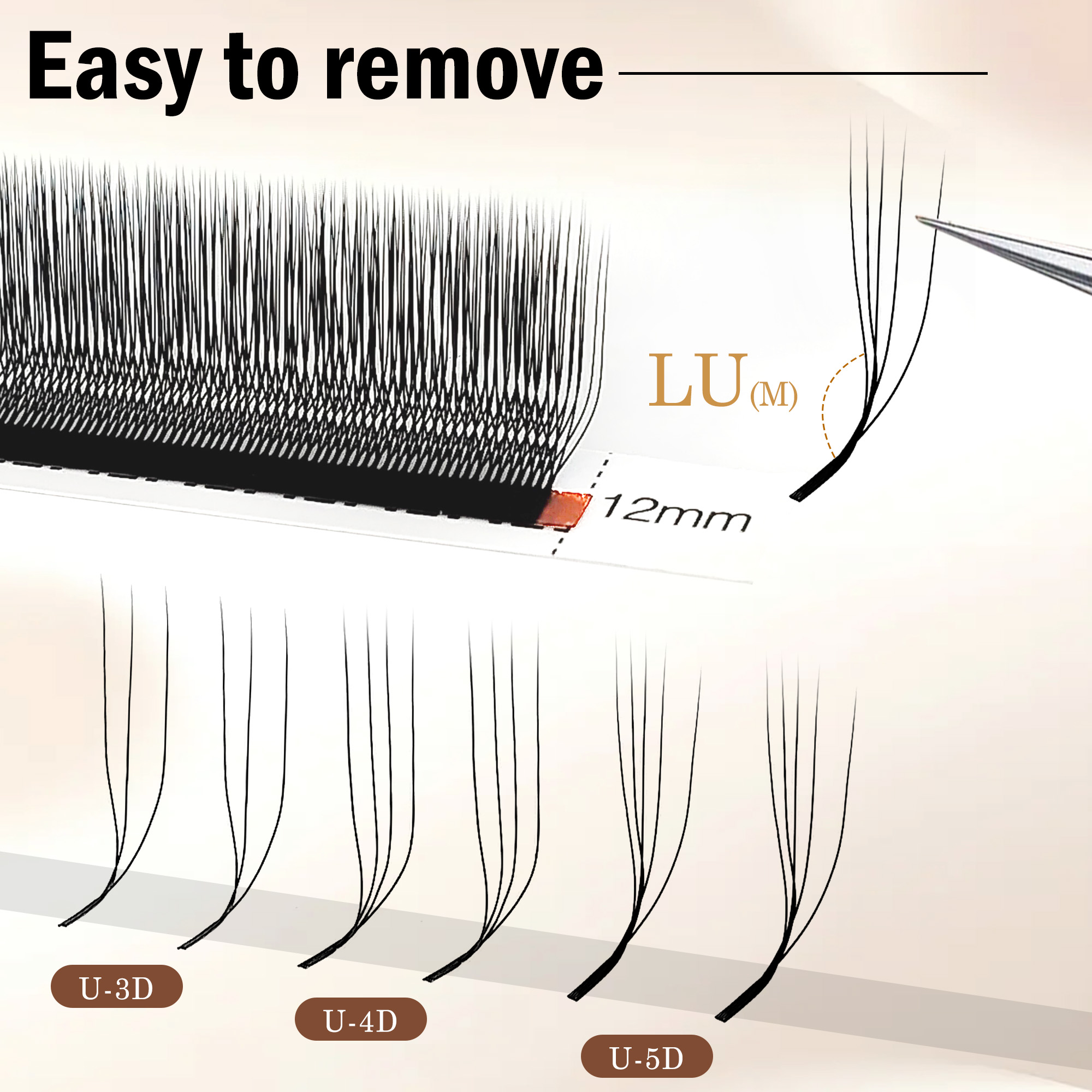 CoMango 3D 4D 5D U-образные LU – обзор и цена Eyelash Extensions Classic