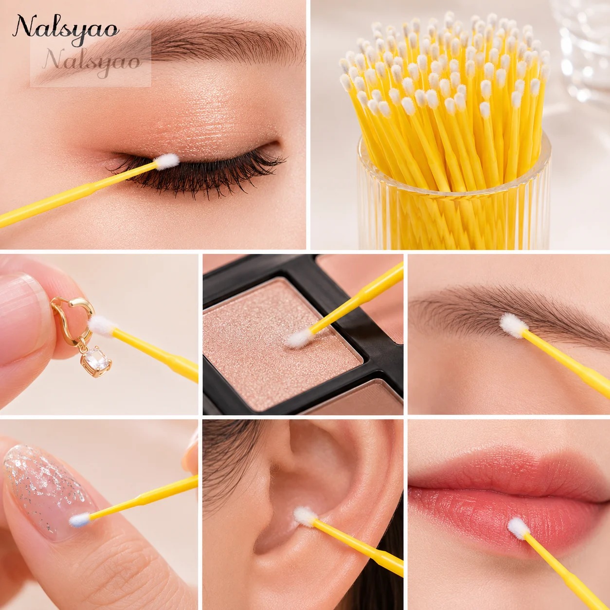 500 шт. аппликаторов для очист – обзор и цена Eyelash Extension Cleaning