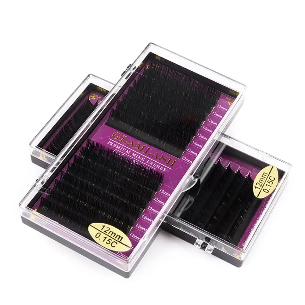 GLAMLASH оптовая продажа 16 ря – обзор и цена Eyelash Extension Single Lash
