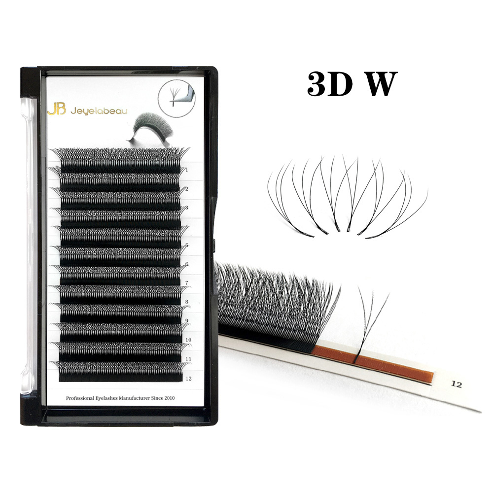 Профессиональные 3D W-образные – обзор и цена Eyelash Extensions Classic