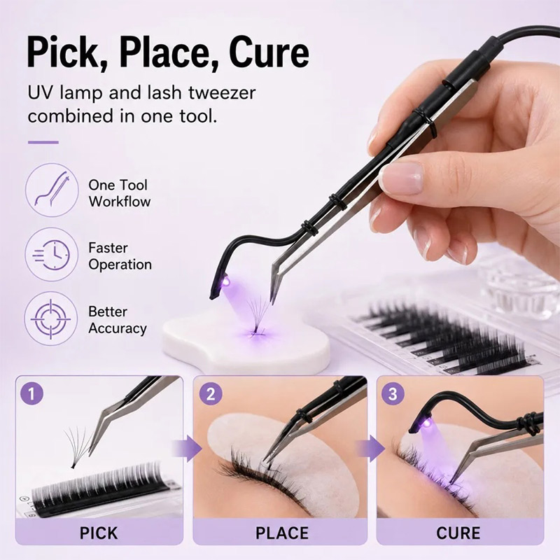 Мини-УФ-лампа для наращивания  – обзор и цена Eyelash Extension Uv