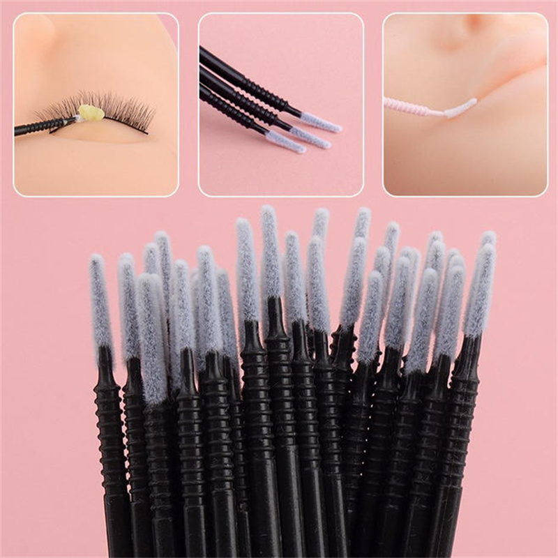 100/200/1000 шт. Одноразовые м – обзор и цена Eyelash Extension Cleaning